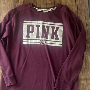 XS maroon PINK pullover